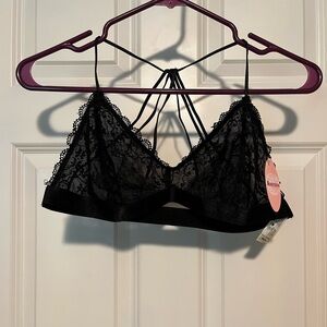 One Black Lace Bralette Size M/L New with Tags NWT